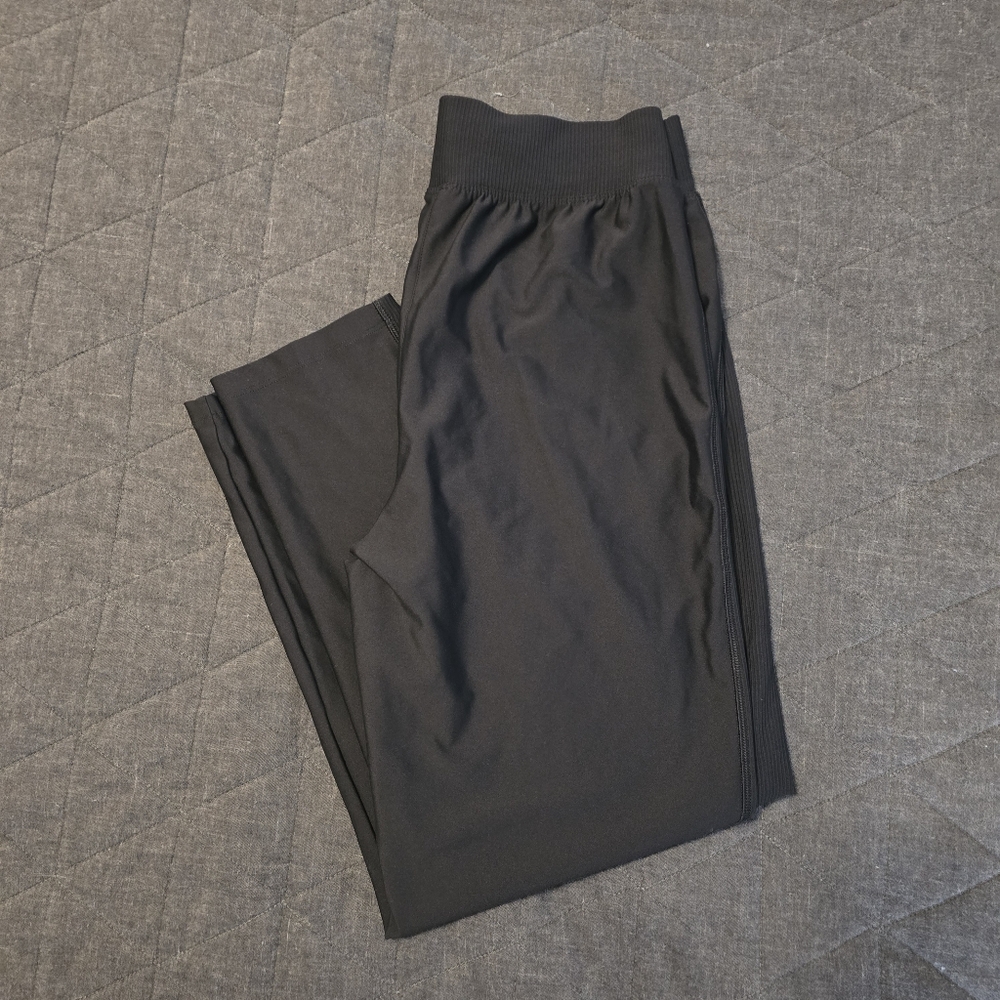 High-waisted PowerSoft Ribbed 7/8 Joggers